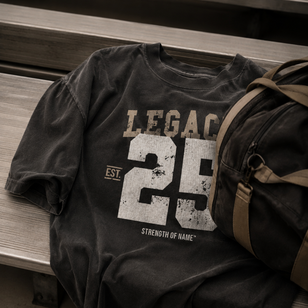Legacy 25 Oversized Tee | Faded Coal