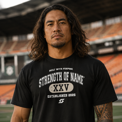 Varsity XXV Tee | Black