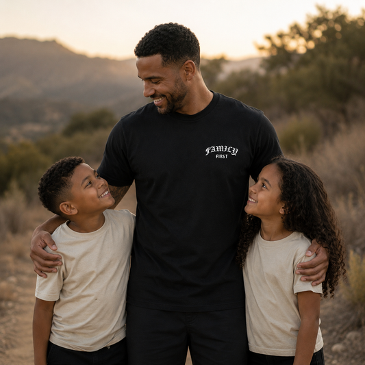 Family First Tee - Black