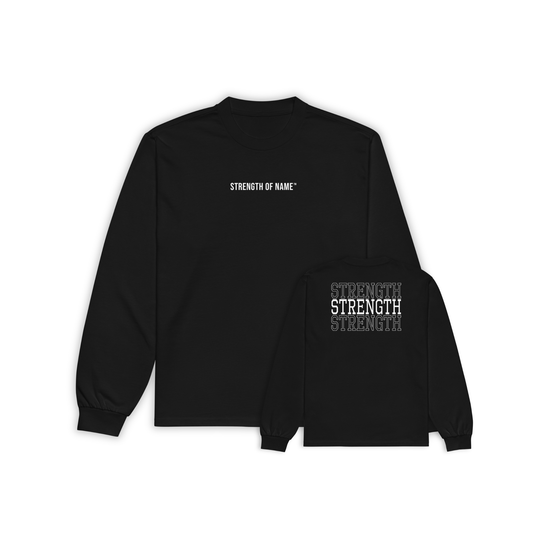 STRENGTH HEAVYWEIGHT LONG SLEEVE - BLACK